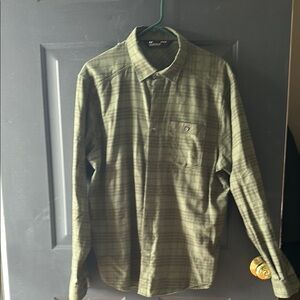Men's Green Plaid Shirt